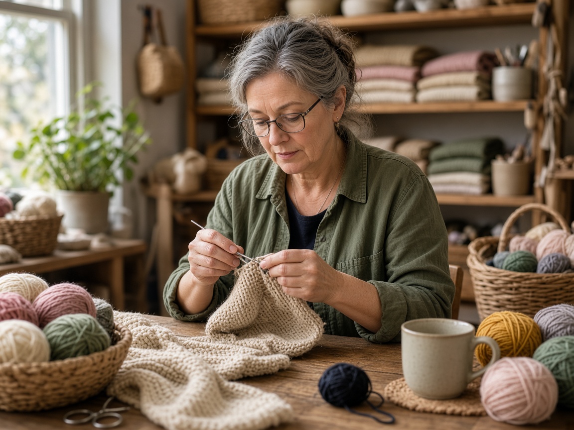 Fix-it clinic at Knitting Maplegrove